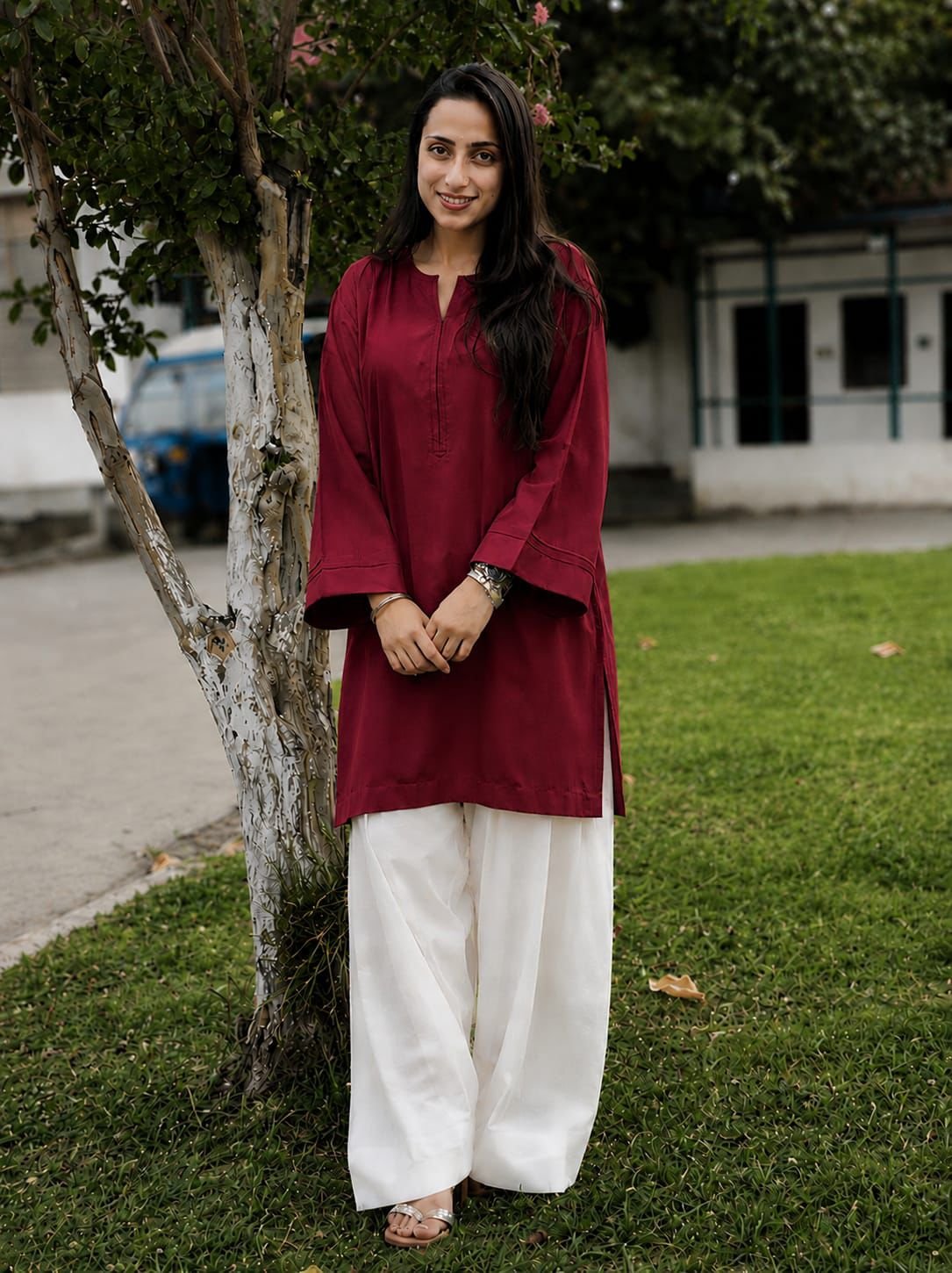 Cotton Farshi Salwar Suit Set